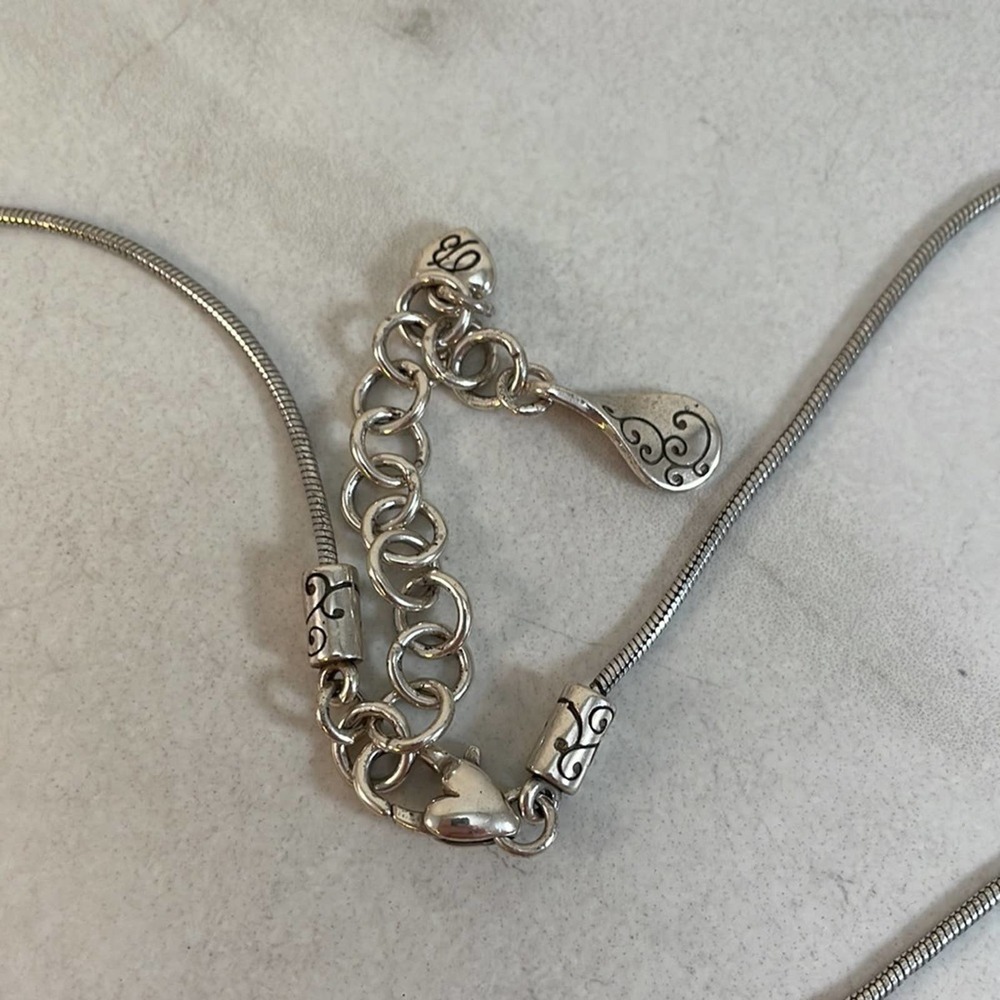 Brighton Silver Toned TWIRL Collection Pendant Necklace - Picture 6 of 6
